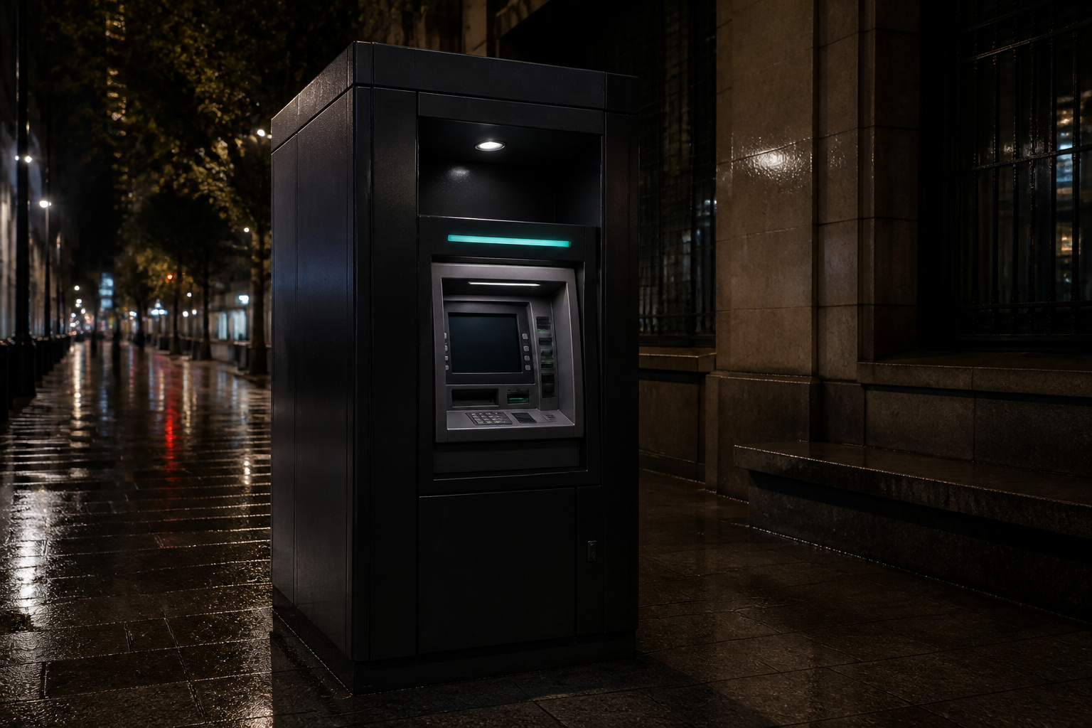 Deployed ATM operating as part of a live network